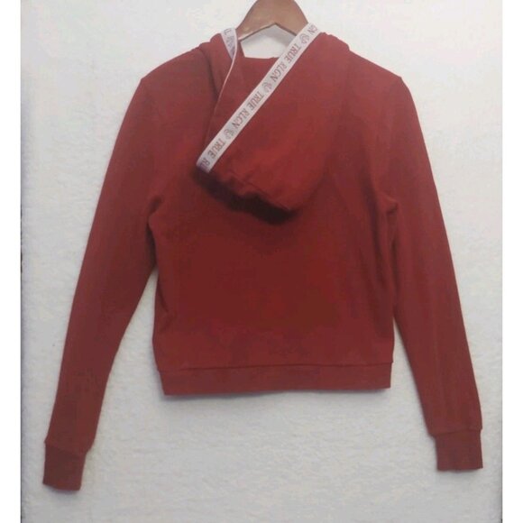 True Religion Track Suit Womens Sz M and S Burgundy Zip Up Retro Streetwear - Picture 6 of 15
